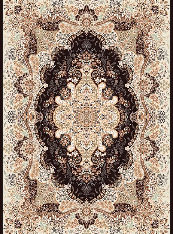 قالیچه و فرشینه سنتی و مدرن هال و پذیرایی برند رویان کد D395 سایت خرید برو