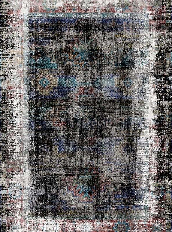 قالیچه و فرشینه سنتی و مدرن هال و پذیرایی برند رویان کد D397 سایت خرید برو