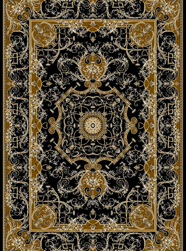 قالیچه و فرشینه سنتی و مدرن هال و پذیرایی برند رویان کد D398 سایت خرید برو