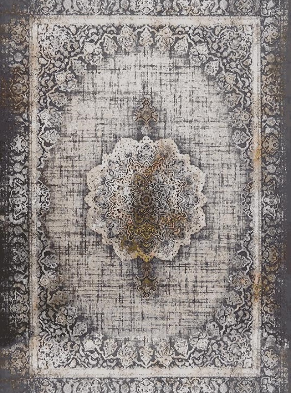 قالیچه و فرشینه سنتی و مدرن هال و پذیرایی برند رویان کد D399 سایت خرید برو