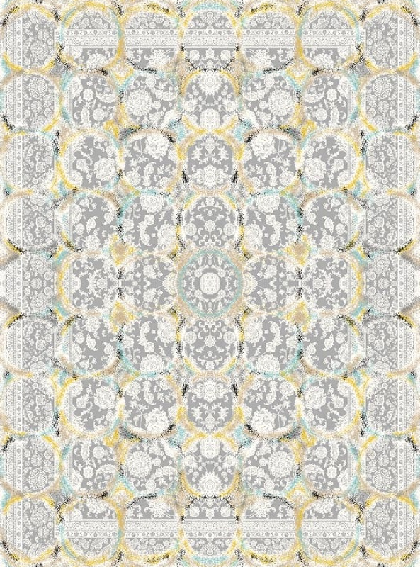 قالیچه و فرشینه سنتی و مدرن هال و پذیرایی برند رویان کد D401 سایت خرید برو