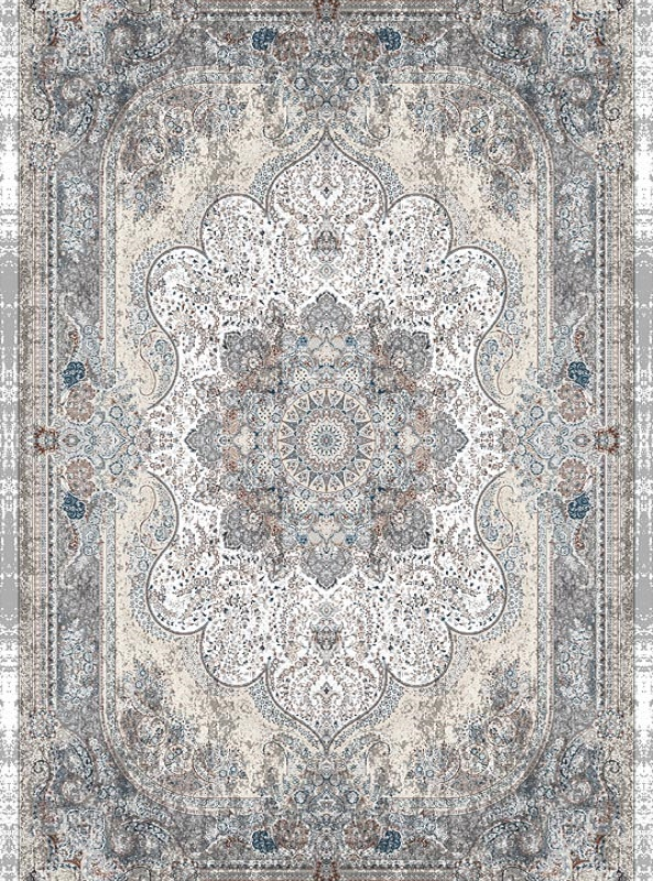 قالیچه و فرشینه سنتی و مدرن هال و پذیرایی برند رویان کد D402 سایت خرید برو