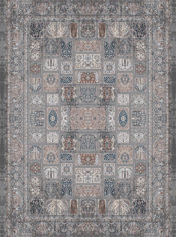 قالیچه و فرشینه سنتی و مدرن هال و پذیرایی برند رویان کد D406 سایت خرید برو