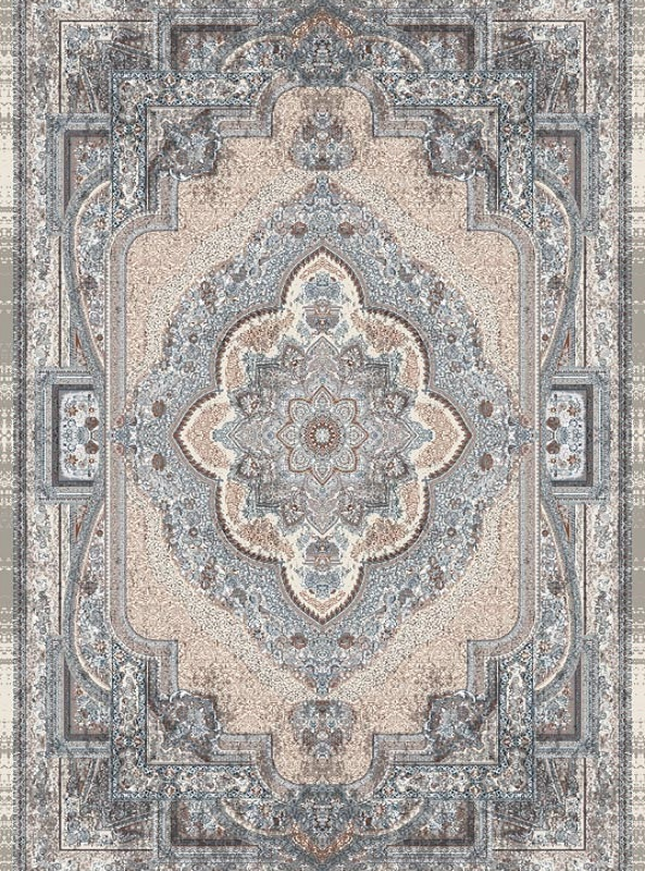 قالیچه و فرشینه سنتی و مدرن هال و پذیرایی برند رویان کد D407 سایت خرید برو