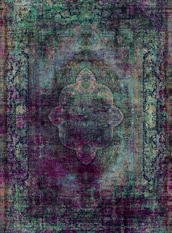 قالیچه و فرشینه سنتی و مدرن هال و پذیرایی برند رویان کد D410 سایت خرید برو