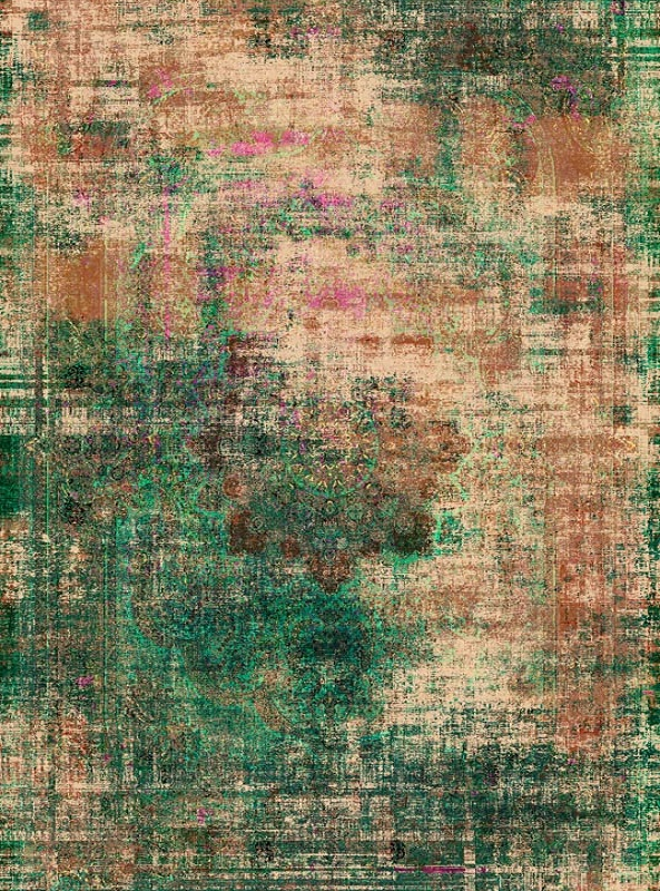 قالیچه و فرشینه سنتی و مدرن هال و پذیرایی برند رویان کد D413 سایت خرید برو