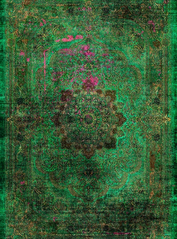 قالیچه و فرشینه سنتی و مدرن هال و پذیرایی برند رویان کد D414 سایت خرید برو