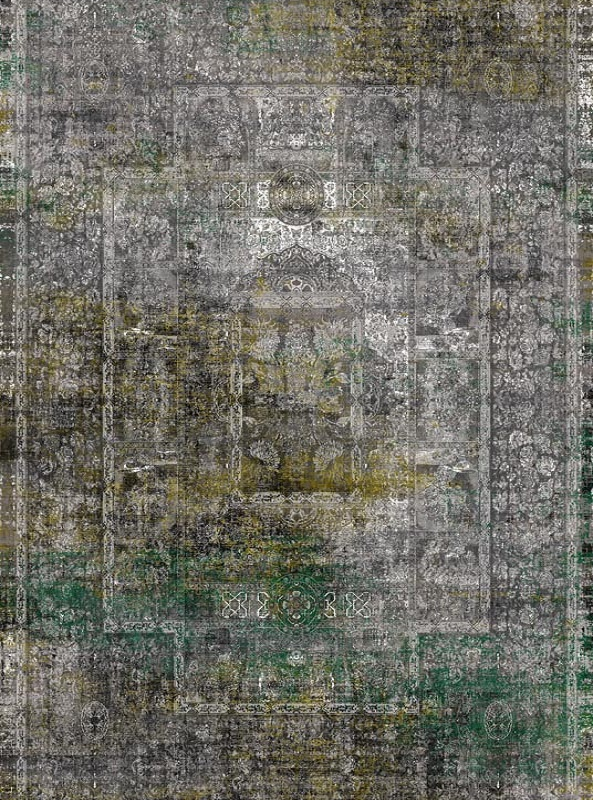 قالیچه و فرشینه سنتی و مدرن هال و پذیرایی برند رویان کد D421 سایت خرید برو