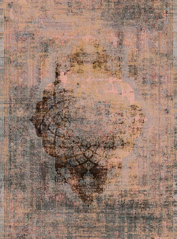 قالیچه و فرشینه سنتی و مدرن هال و پذیرایی برند رویان کد D425 سایت خرید برو