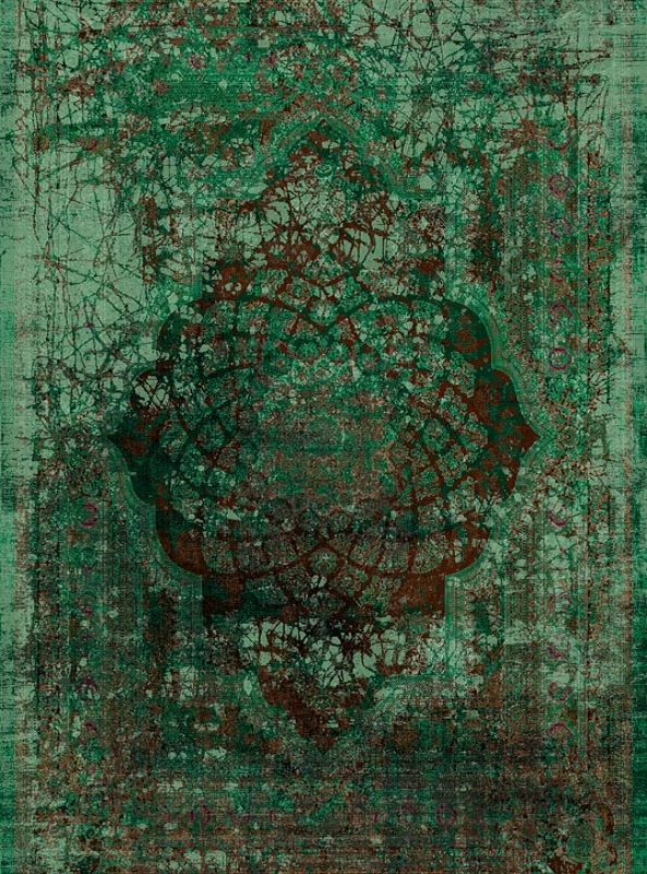 قالیچه و فرشینه سنتی و مدرن هال و پذیرایی برند رویان کد D426 سایت خرید برو