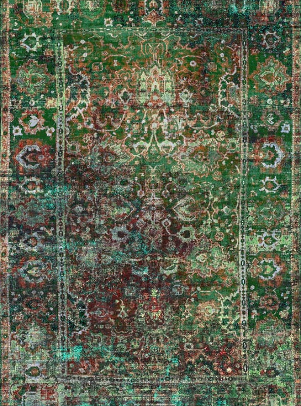 قالیچه و فرشینه سنتی و مدرن هال و پذیرایی برند رویان کد D443 سایت خرید برو