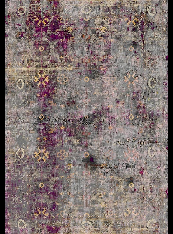 قالیچه و فرشینه سنتی و مدرن هال و پذیرایی برند رویان کد D449 سایت خرید برو