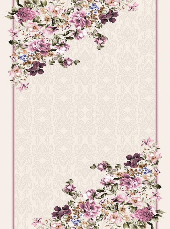 قالیچه و فرشینه سنتی و مدرن هال و پذیرایی برند رویان کد D450 سایت خرید برو