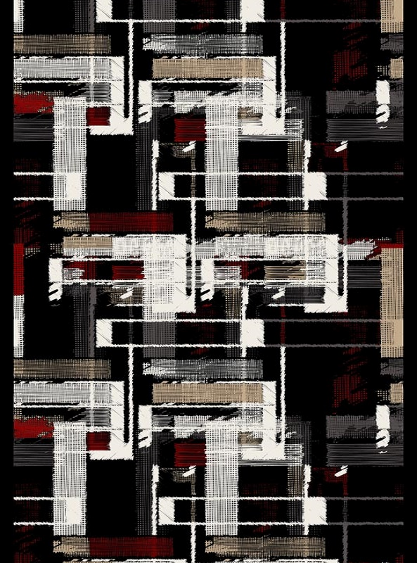 قالیچه و فرشینه سنتی و مدرن هال و پذیرایی برند رویان کد D452 سایت خرید برو