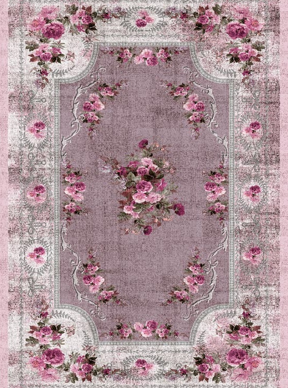 قالیچه و فرشینه سنتی و مدرن هال و پذیرایی برند رویان کد D453 سایت خرید برو