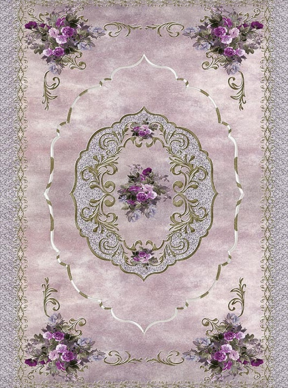 قالیچه و فرشینه سنتی و مدرن هال و پذیرایی برند رویان کد D462 سایت خرید برو