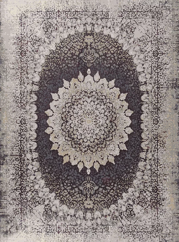 قالیچه و فرشینه مدرن هال و پذیرایی برند رویان کد F17 سایت خرید برو