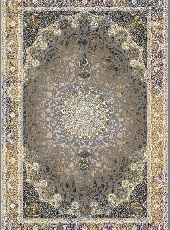 قالیچه و فرشینه مدرن هال و پذیرایی برند رویان کد F21 سایت خرید برو