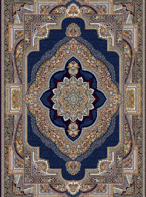 قالیچه و فرشینه مدرن هال و پذیرایی برند رویان کد F23 سایت خرید برو