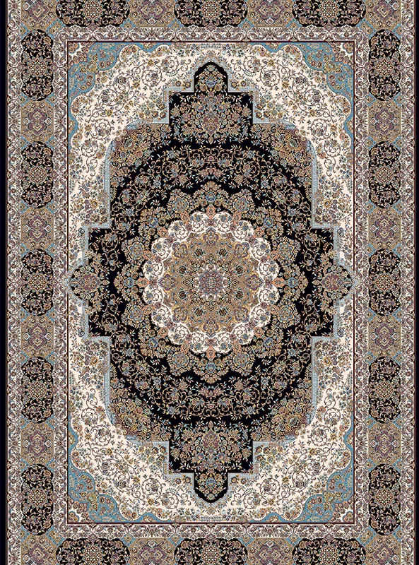 قالیچه و فرشینه مدرن هال و پذیرایی برند رویان کد F24 سایت خرید برو