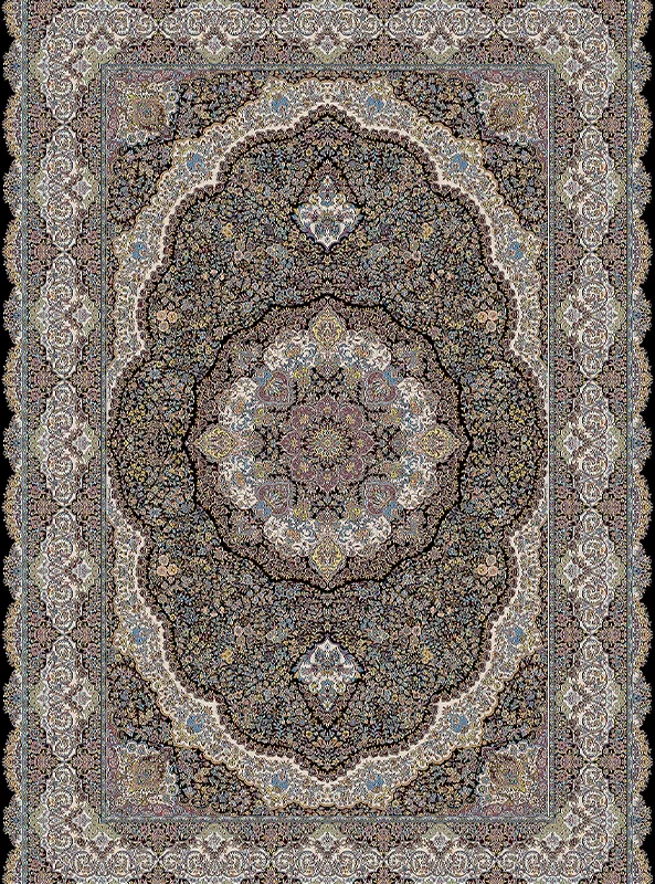 قالیچه و فرشینه مدرن هال و پذیرایی برند رویان کد F28 سایت خرید برو