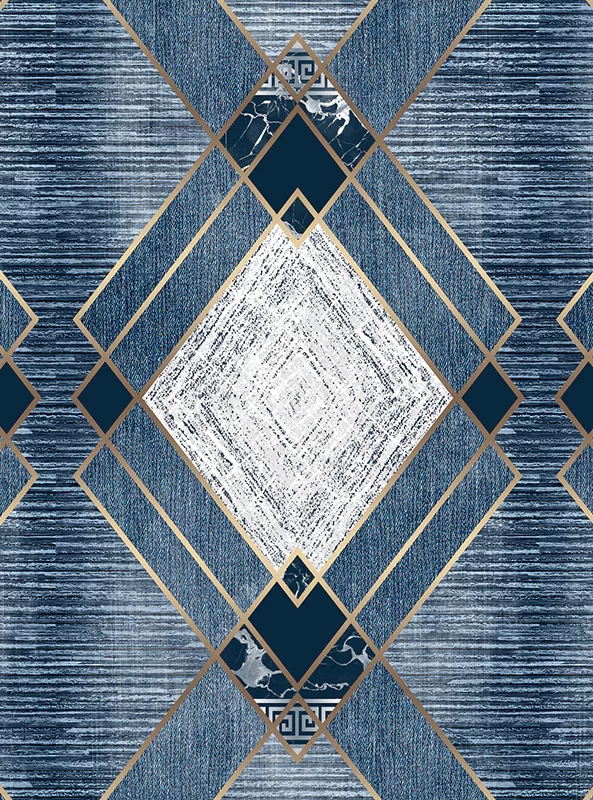 قالیچه و فرشینه مدرن هال و پذیرایی برند رویان کد F32 سایت خرید برو