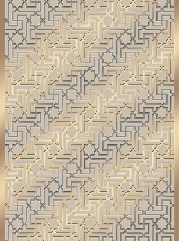 قالیچه و فرشینه مدرن هال و پذیرایی برند رویان کد F55 سایت خرید برو