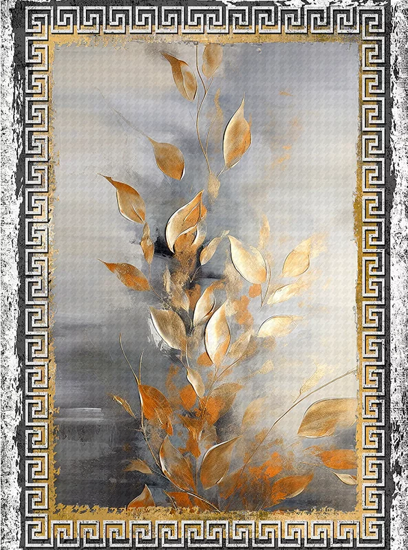 قالیچه و فرشینه مدرن هال و پذیرایی برند رویان کد F95 سایت خرید برو