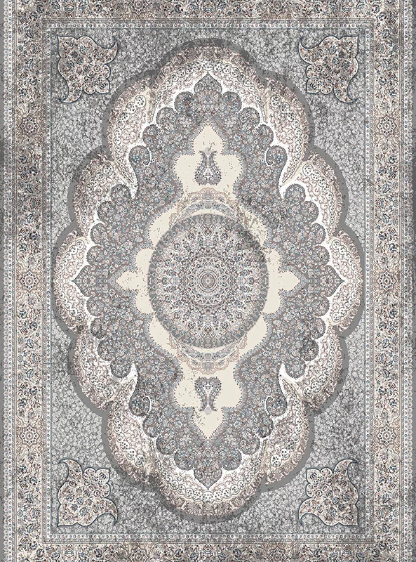 قالیچه و فرشینه مدرن هال و پذیرایی برند رویان کد F99 سایت خرید برو