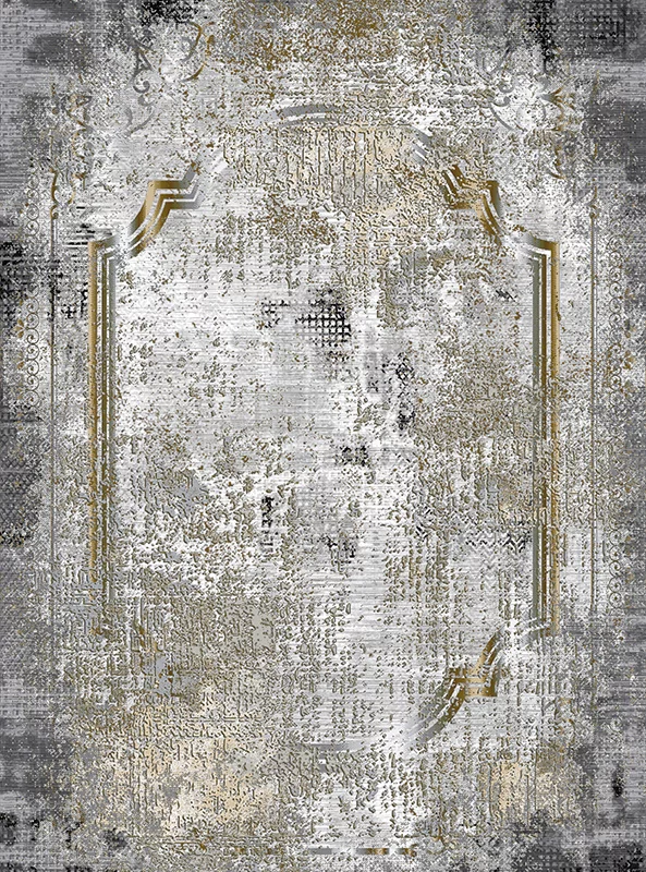 قالیچه و فرشینه مدرن هال و پذیرایی برند رویان کد F102 سایت خرید برو