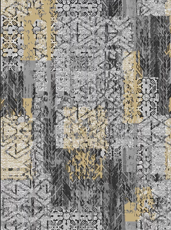 قالیچه و فرشینه مدرن هال و پذیرایی برند رویان کد F129 سایت خرید برو