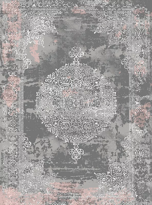 قالیچه و فرشینه مدرن هال و پذیرایی برند رویان کد F156 سایت خرید برو