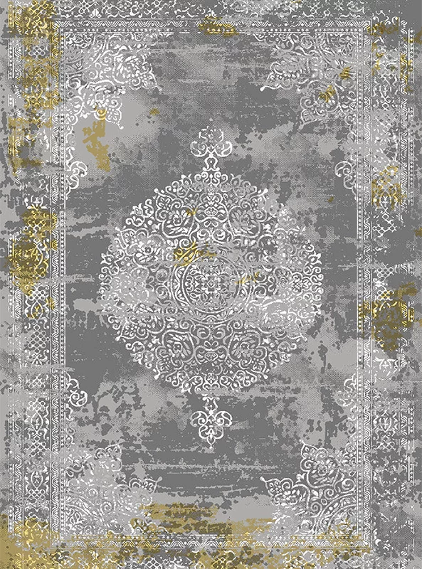 قالیچه و فرشینه مدرن هال و پذیرایی برند رویان کد F157 سایت خرید برو