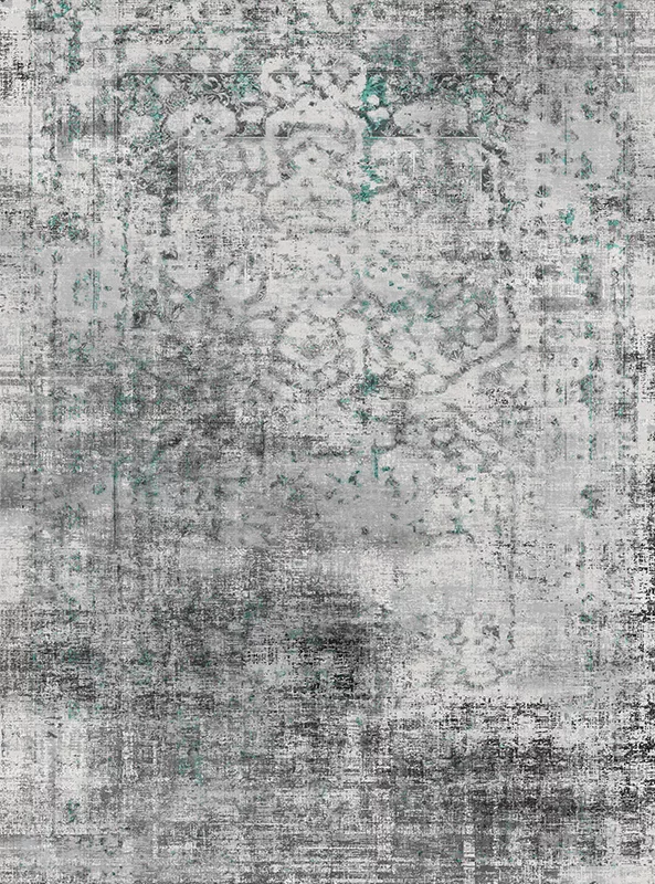 قالیچه و فرشینه مدرن هال و پذیرایی برند رویان کد F173 سایت خرید برو