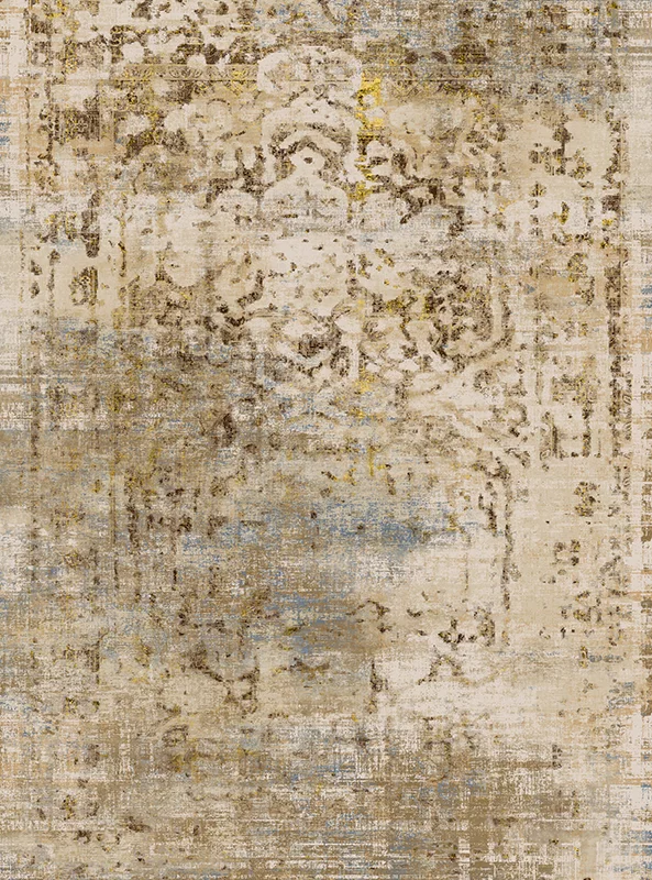 قالیچه و فرشینه مدرن هال و پذیرایی برند رویان کد F174 سایت خرید برو