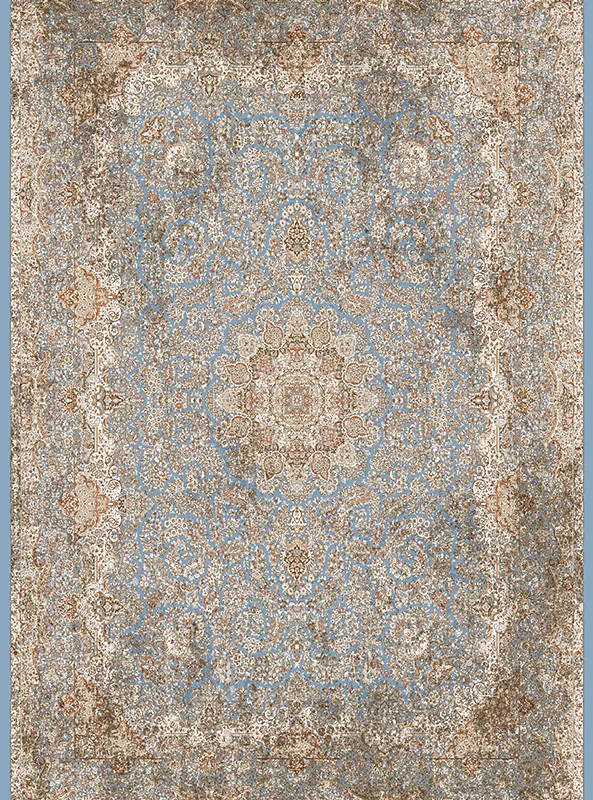 قالیچه و فرشینه مدرن هال و پذیرایی برند رویان کد F180 سایت خرید برو