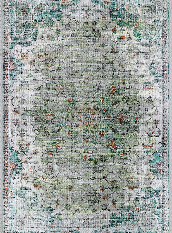 قالیچه و فرشینه مدرن هال و پذیرایی برند رویان کد F188 سایت خرید برو