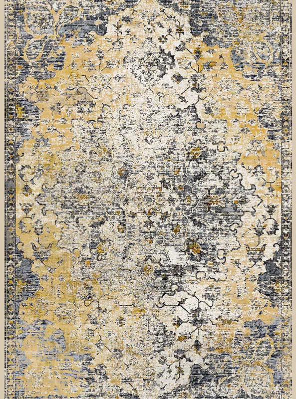 قالیچه و فرشینه مدرن هال و پذیرایی برند رویان کد F189 سایت خرید برو