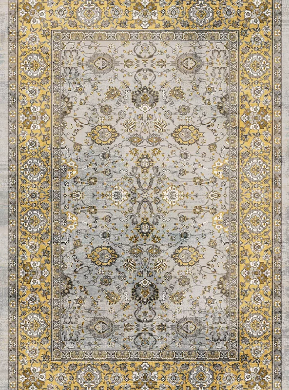 قالیچه و فرشینه مدرن هال و پذیرایی برند رویان کد F192 سایت خرید برو