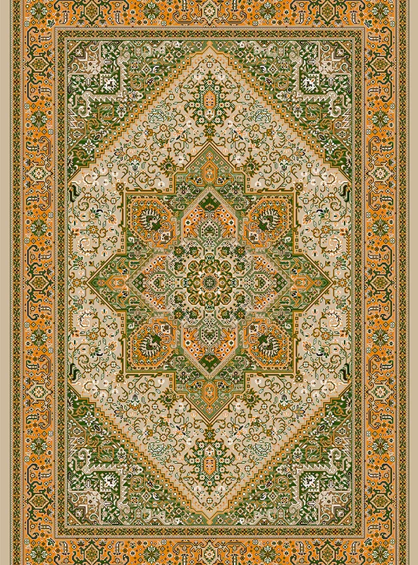 قالیچه و فرشینه مدرن هال و پذیرایی برند رویان کد F196 سایت خرید برو