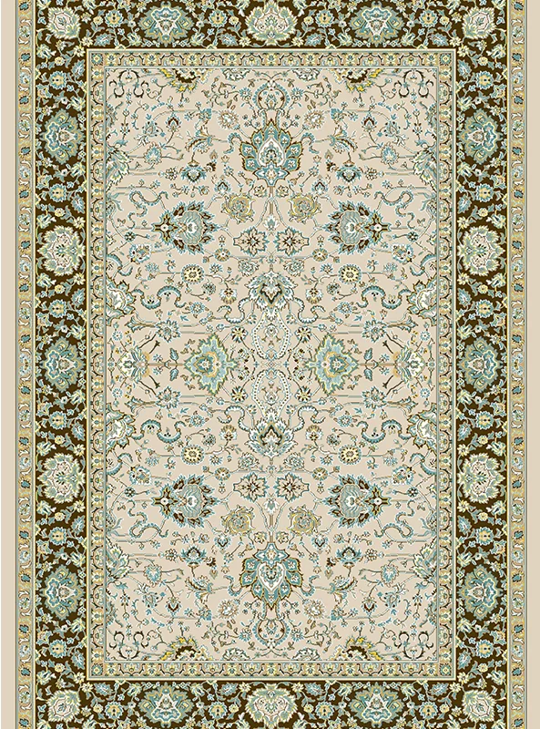 قالیچه و فرشینه مدرن هال و پذیرایی برند رویان کد F200 سایت خرید برو