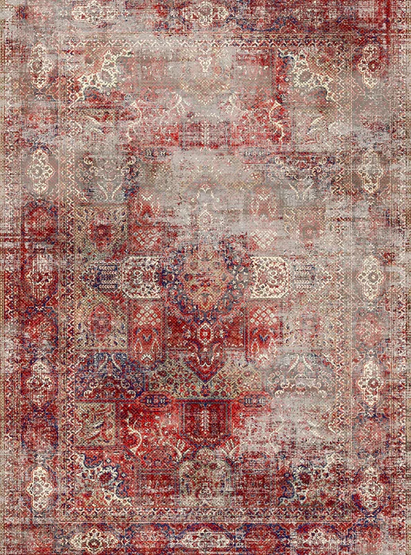 قالیچه و فرشینه مدرن هال و پذیرایی برند رویان کد F203 سایت خرید برو