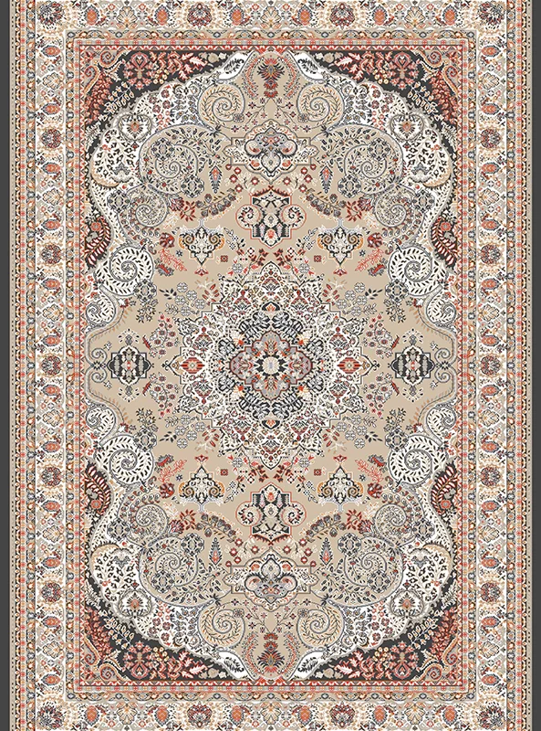 قالیچه و فرشینه مدرن هال و پذیرایی برند رویان کد F207 سایت خرید برو