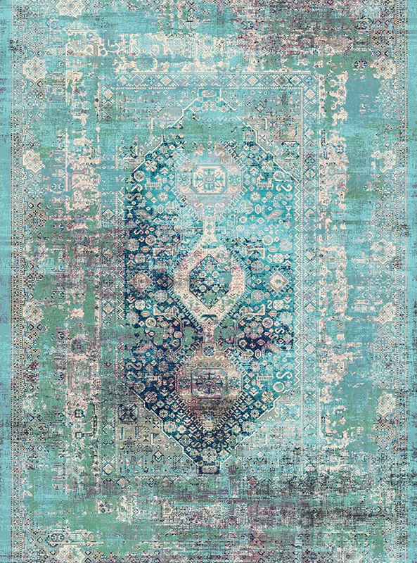 قالیچه و فرشینه مدرن هال و پذیرایی برند رویان کد F228 سایت خرید برو