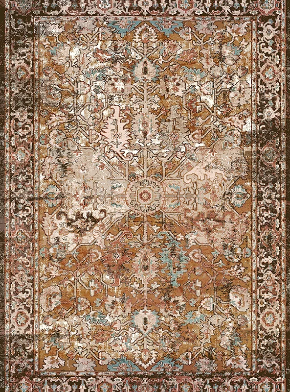 قالیچه و فرشینه مدرن هال و پذیرایی برند رویان کد F231 سایت خرید برو