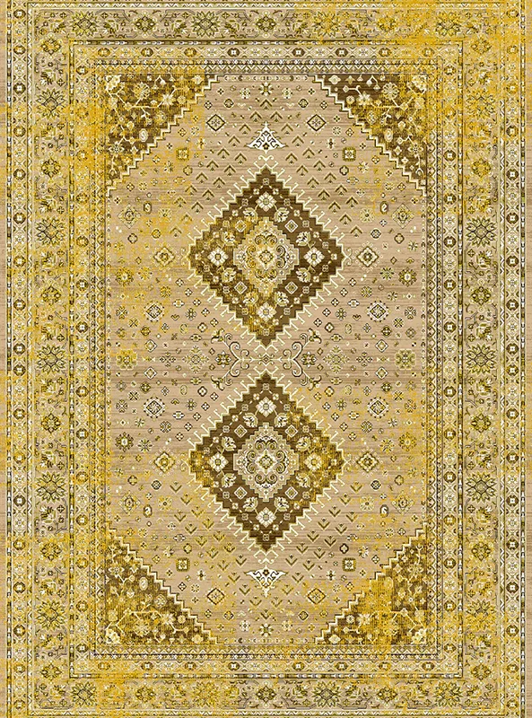 قالیچه و فرشینه مدرن هال و پذیرایی برند رویان کد F225 سایت خرید برو