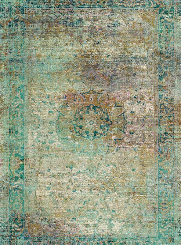 قالیچه و فرشینه مدرن هال و پذیرایی برند رویان کد F234 سایت خرید برو