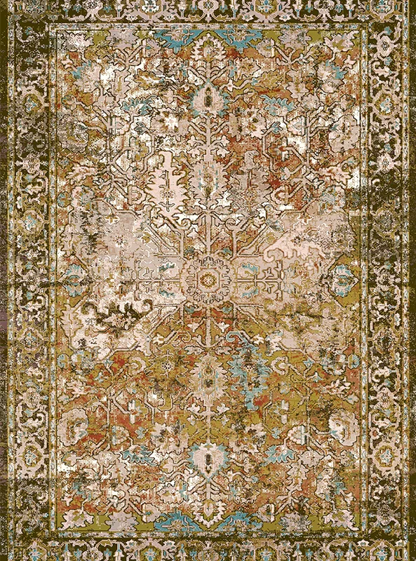 قالیچه و فرشینه مدرن هال و پذیرایی برند رویان کد F230 سایت خرید برو