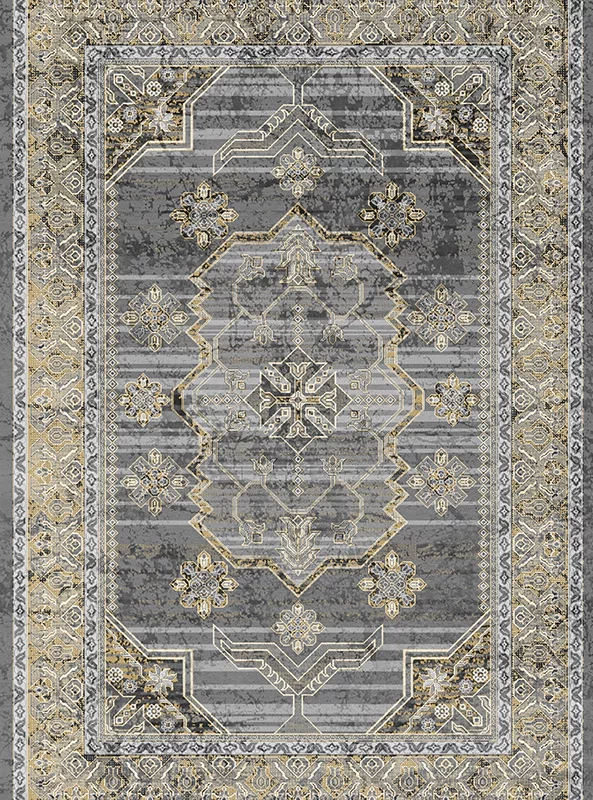 قالیچه و فرشینه مدرن هال و پذیرایی برند رویان کد F241 سایت خرید برو