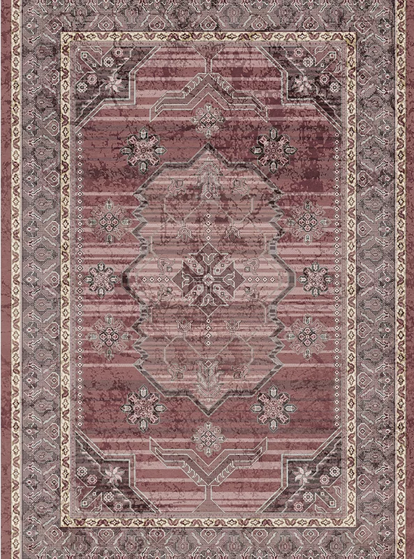 قالیچه و فرشینه مدرن هال و پذیرایی برند رویان کد F242 سایت خرید برو